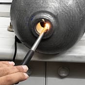 visual inspection of scuba cylinder