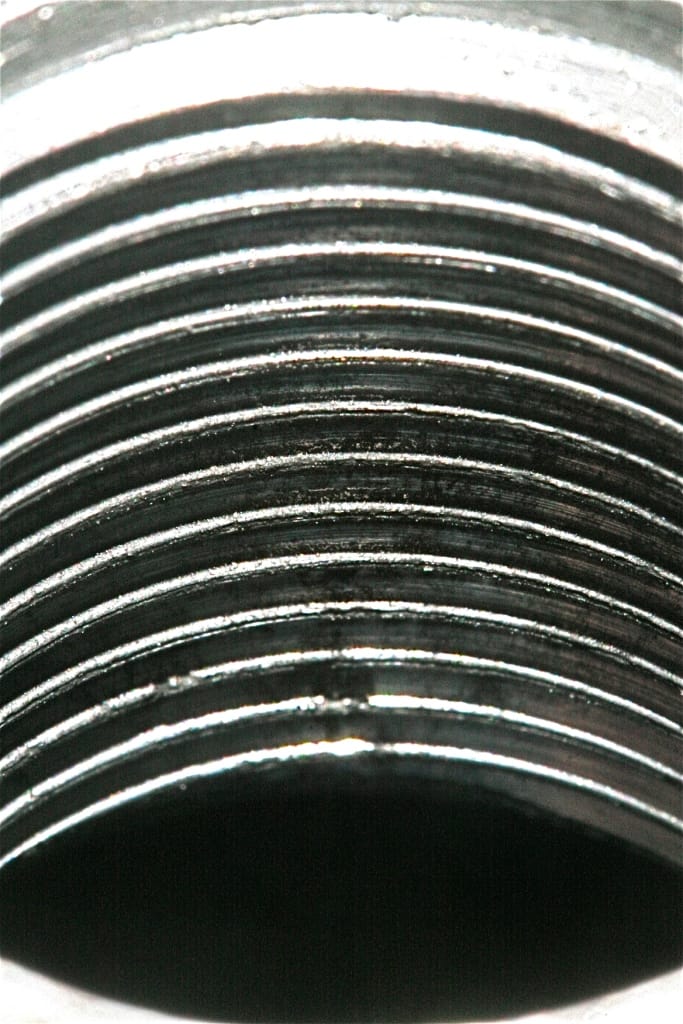 Unusual DOT3 AL 3000psi Scuba Cylinder Threads ‘Condemn’
